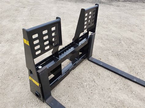 pallet forks for skid steer 3000 lb|used skid steer attachments for sale near me.